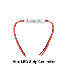 2016 venta caliente Mini 3 Llaves Solo Color LED Controlador Brillo Dimmer